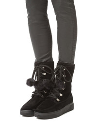 MICHAEL Michael Kors Michl Michl Kors Juno Faux Fur Lace Up Boots