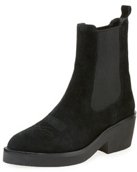 Ash Shake Suede Boots Black