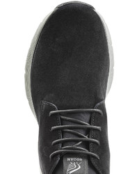 Hogan Suede Ankle Boots With Rubber Sole