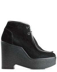 Robert Clergerie Suede Wedge Boots