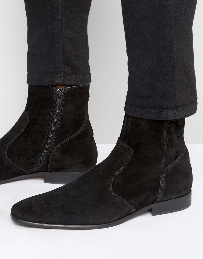 Shoes Suede Boots, $66 | Asos | Lookastic