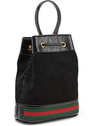 Gucci Ophidia Small Textured Med Suede Bucket Bag