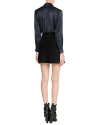 Ac For Ag Jeans The Gove Suede Skirt