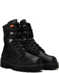Heron Preston Black Military Boots