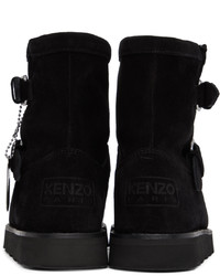 Kenzo Black Paris Cozy Boots