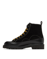 Ps By Paul Smith Black Suede Buhl Boots