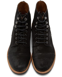 Grenson Black Suede Radley Boots