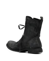 A Diciannoveventitre Distressed Lace Up Boots