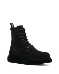 Alexander McQueen Hybrid Lace Up Boots