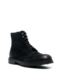 Doucal's Lace Up Fastening Ankle Boots