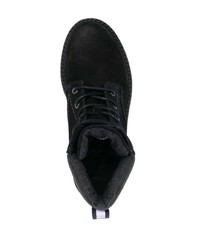 Tommy Jeans Lace Up Suede Ankle Boots