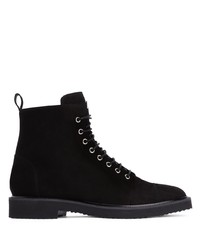 Giuseppe Zanotti Lace Up Suede Ankle Boots