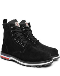 Moncler New Vancouver Shearling Lined Suede Boots