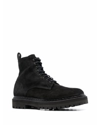 Officine Creative Pistol Leather Lace Up Boots