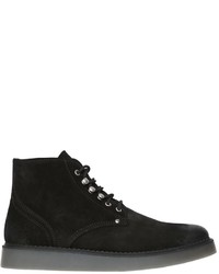Diesel Waxed Suede Ankle Boots W Creeper Sole