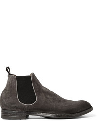 Officine Creative Anatomia Suede Chelsea Boots