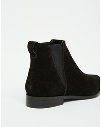 Asos Collection Alba Pointed Suede Chelsea Ankle Boots