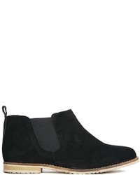 Asos Azumi Suede Chelsea Ankle Boots Black