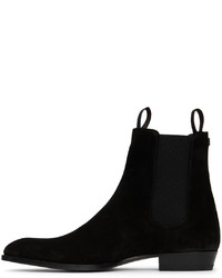Giuseppe Zanotti Black Abbey Chelsea Boots