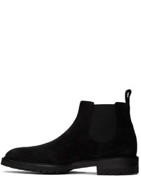 Manolo Blahnik Black Brompton Chelsea Boots