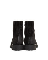 Belstaff Black Suede Atwell Boots
