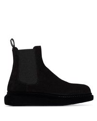 Alexander McQueen Black Suede Boots
