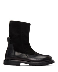 ADYAR Black Suede Chelsea Boots