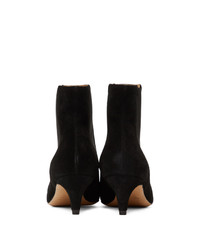 Isabel Marant Black Suede Detty Boots
