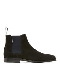 Ps By Paul Smith Black Suede Gerald Chelsea Boots