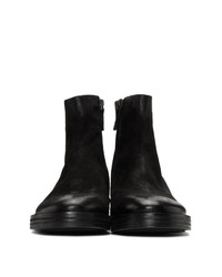 Marsèll Black Suede Listone Boots