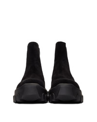 Rick Owens Black Tractor Beetle Boots