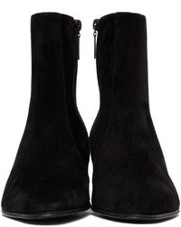 Saint Laurent Black Vassili Boots