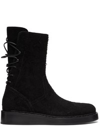 Ann Demeulemeester Black Victor Lace Up Boots