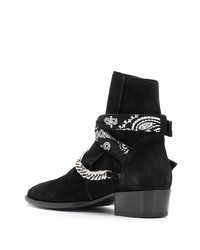 Amiri Buckle Ankle Boots