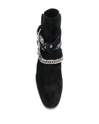 Amiri Buckle Ankle Boots