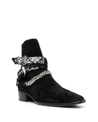Amiri Buckle Detail 40mm Suede Boots