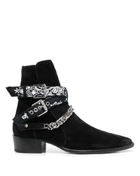 Amiri Buckle Detail 40mm Suede Boots