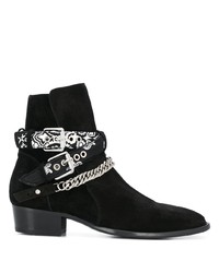 Amiri Buckled Ankle Boots