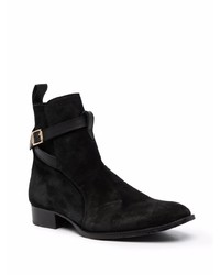 Giuliano Galiano Buckled Strap Ankle Boots