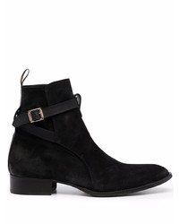 Giuliano Galiano Buckled Strap Ankle Boots
