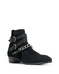 Lidfort Chain Embellished Ankle Boots