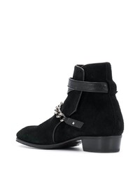 Lidfort Chain Embellished Ankle Boots