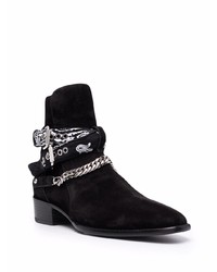 Amiri Chain Link Detail Ankle Boots