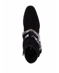 Amiri Chain Link Detail Ankle Boots