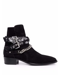 Amiri Chain Link Detail Ankle Boots