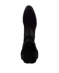 Saint Laurent Cowboy Style Suede Boots