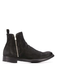 Officine Creative Cracked Effect Ankle Boots