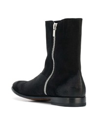 Alexander McQueen Distressed Ankle Boots