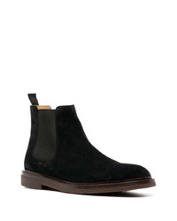 Brunello Cucinelli Elasticated Panel Chelsea Leather Boots