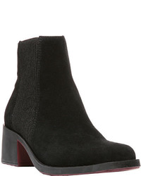 Naya Gang Ankle Boot Taupe Velour Suede Boots